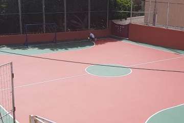  Hornos del Rey presume de una cancha deportiva remozada (Foto TA)